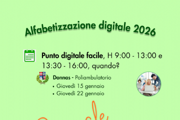locandinda dei punti facile digitale per l'iscrizione alle scuole