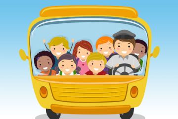 pulmino con bambini