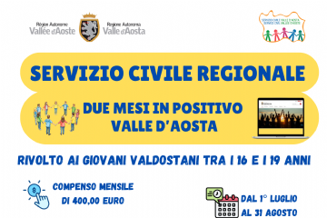 informazioni servizio civile con durata e età