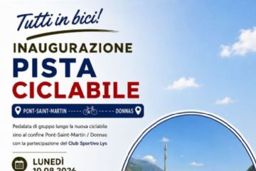 Pista ciclabile: lunedì 10 agosto inaugurazione
